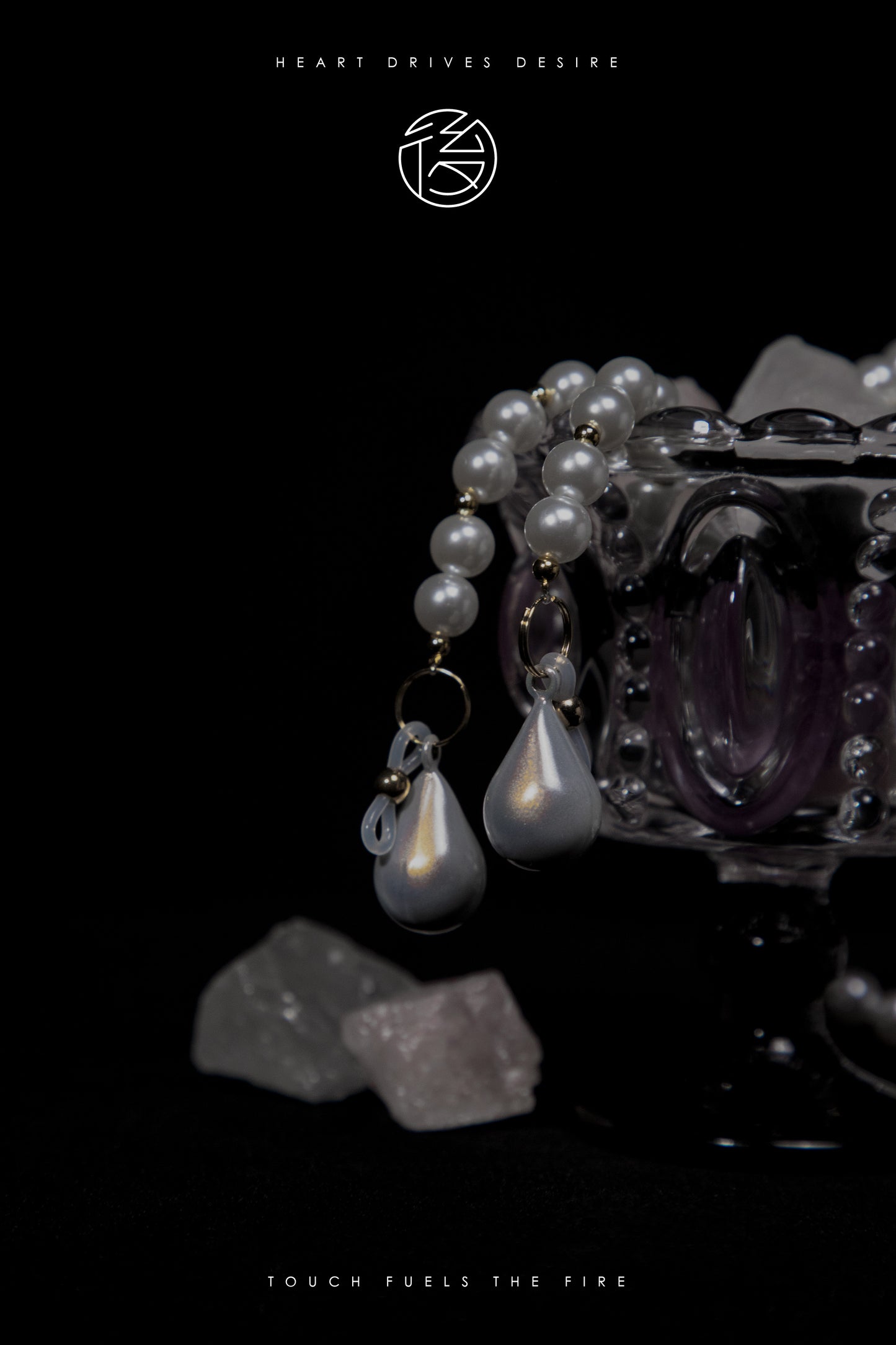 "Misuzu" pearl nipple accessory