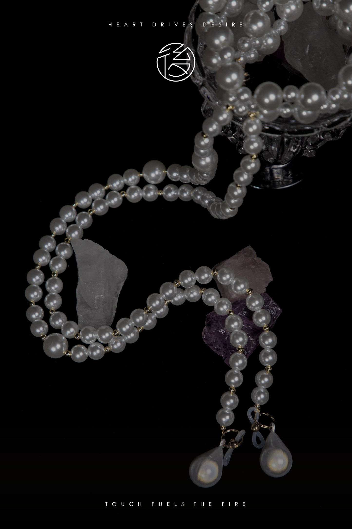 "Misuzu" pearl nipple accessory