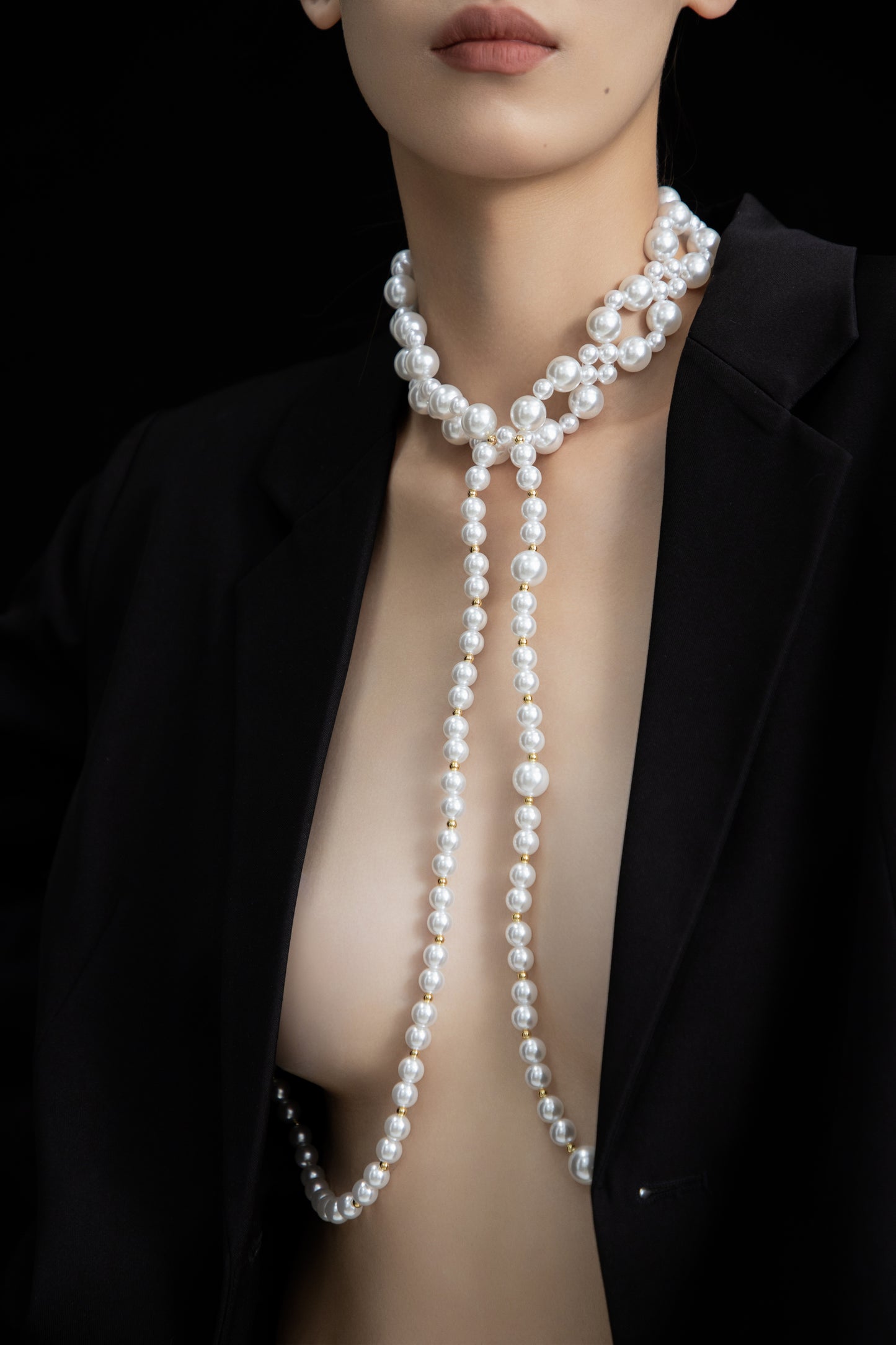 "Misuzu" pearl nipple accessory
